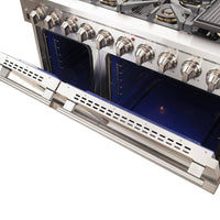 Forno 48-Inch Capriasca Gas Range with 8 Burners and 160,000 BTUs (FFSGS6260-48)